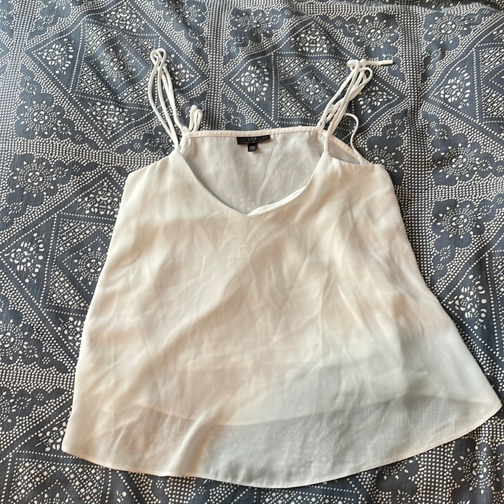 Flowy White Tank Top
